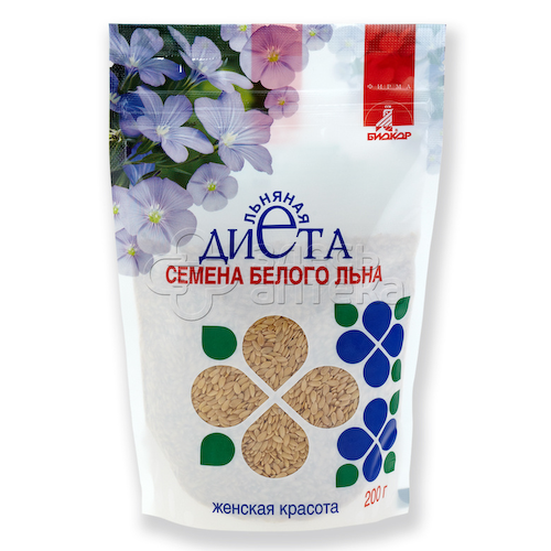 Женская красота семена белого льна 200г #1