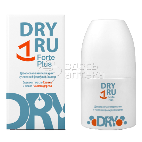Dryru Forte Plus дезодорант-антиперспирант с усиленной формулой защиты 50мл #1