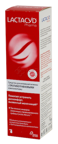 Средство д/интимной гигиены Лактацид Фарма экстра 250мл #1