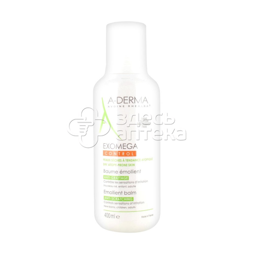 A-derma А-дерма  бальзам Exomega Control смягчающий для лица и тела,400мл #1