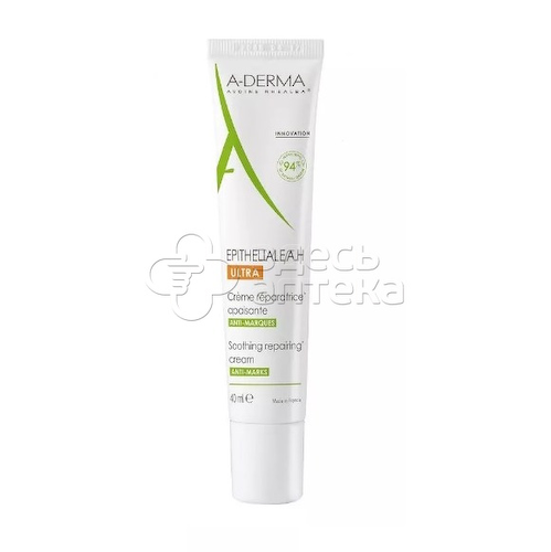 Адерма Эпителиаль A.H ULTRA Защитный восстанавливающий крем SPF50+ 40мл #1