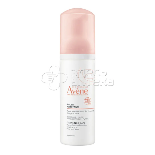 Avene Пенка очищающая для лица и области вокруг глаз, 150 мл #1