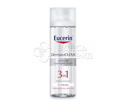 Eucerin Эуцерин DERMATOCLEAN лосьон 3в1 освежающий и очищающий, 200мл #1