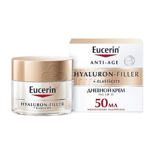 Eucerin Эуцерин Hyaluron-Filler+Elasticity Крем для дневного ухода за кожей с SPF 15+UVA банка, 50 мл #1