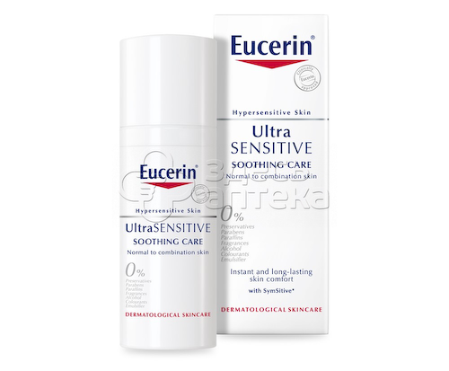 Eucerin Эуцерин ULTRASENSITIVE крем успокаивающий для чувствительной кожи нормального и комбинированного типа, 50мл #1