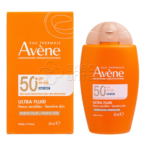 Авен Флюид-перфектор солнцезащитный ультралегкий для лица SPF50+ флакон, 50 мл #1
