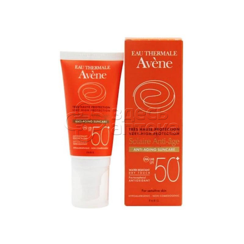 Авен Солнцезащитный крем для лица и тела антивозрастной SPF50+, 50 мл #1