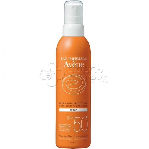Авен спрей солнцезащитный SPF50 200мл #1