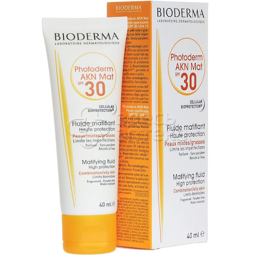 Биодерм Фотодерм AKN матирующая эмульсия SPF 30 туба, 40 мл #1