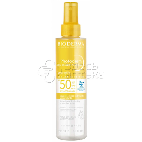 Биодерм Фотодерм Солнцезащитный антиоксидантный увлажняющий спрей SPF50 флакон, 200 мл #1