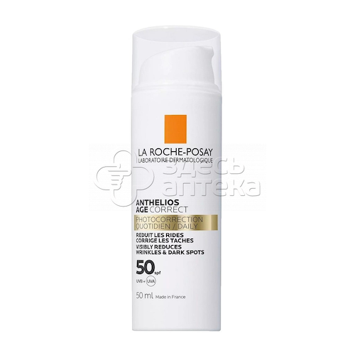 Ля Рош-Позе Антгелиос Солнцезащитный антивозрастной крем для лица SPF50/PPD19, 50 мл #1