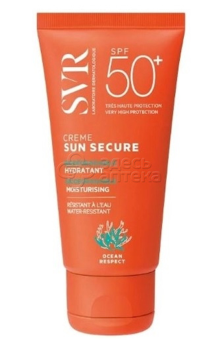 SVR Крем для лица увлажняющий Безопасное солнце SPF50+ для новорожденных, детей и взрослых туба 50мл #1