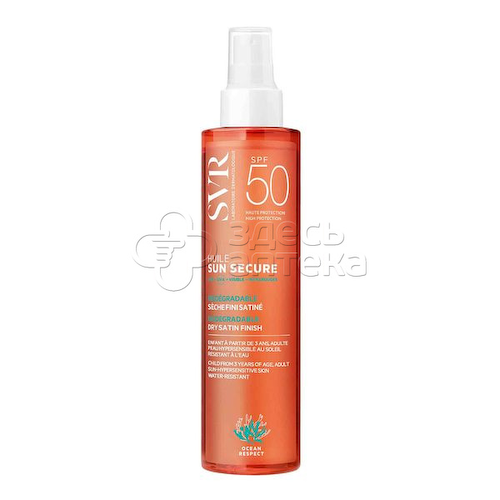 SVR Масло сухое Безопасное солнце SPF50 для детей с 3 лет и взрослых флакон, 200 мл #1