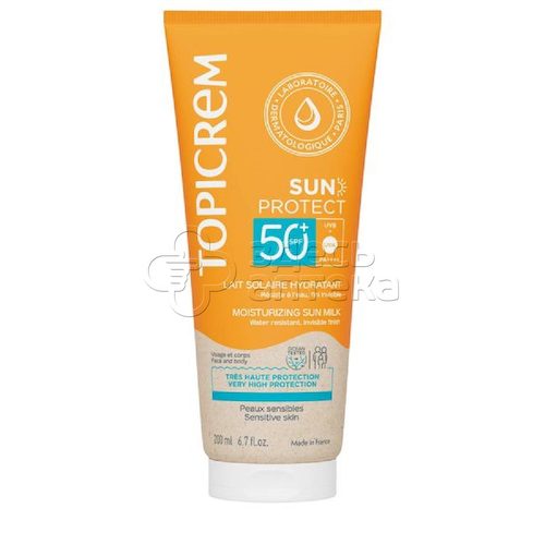 Топикрем Sun Protect молочко увлажняющее солнцезащитное SPF50+ туба, 200 мл #1