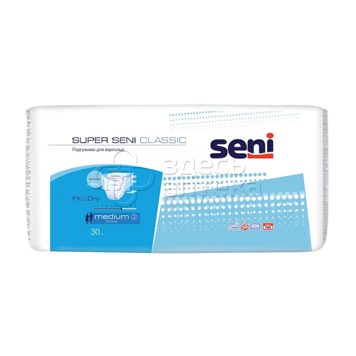Подгузники для взрослых Super Seni Classic M 30 шт #1