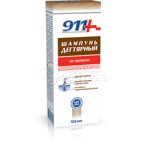 911 – Шампунь дегтярный п/перхоти, 150 мл #1