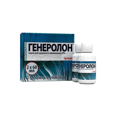 Генеролон 5% спрей для наружного применения, 2 флакона по 60мл #1