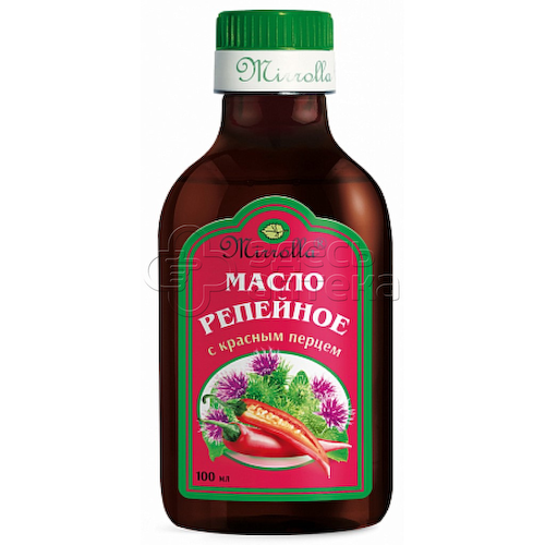 Масло репейное красн. перец/эфир масла 100мл #1
