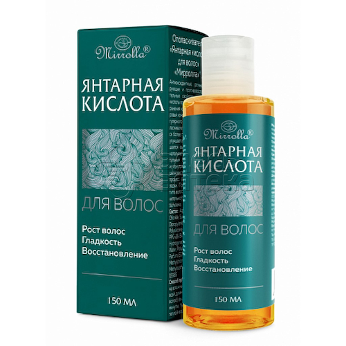 Мирролла Янтарная кислота д/волос 150мл #1