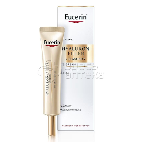Эуцерин Hyaluron-filler + Elasticity крем антивозрастной для кожи вокруг глаз SPF20 туба, 15 мл #1