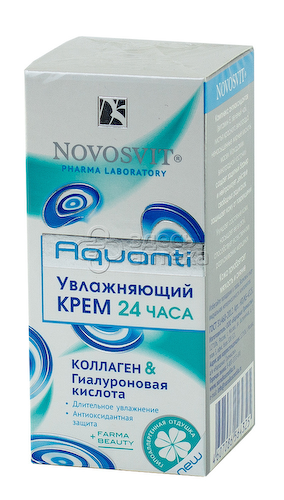 Новосвит Novosvit Увлажняющий крем 24 часа «Коллаген и гиалуроновая кислота», 50мл #1