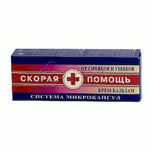 Крем-бальзам Скорая помощь от синяков/ушибов 75мл #1