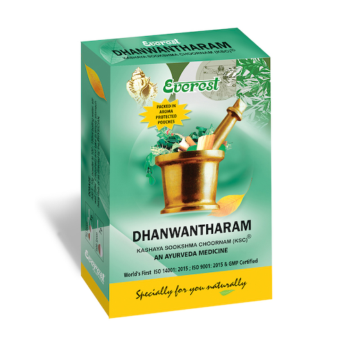 Дханвантарам Кашая Сукшма Чурнам (100 г), Dhanwantharam Kashaya Sookshma Choornam, произв. Everest Ayurveda #1