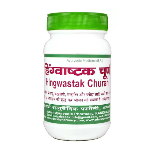 Хингвастак Чурна (100 г), Hingwastak Churan, произв. Adarsh Ayurvedic #1