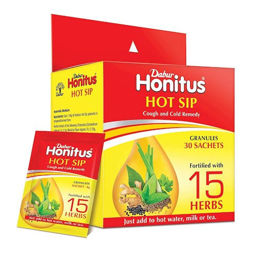 Хонитус (30 пак, 4 г), Honitus Hot Sip, произв. Dabur #1