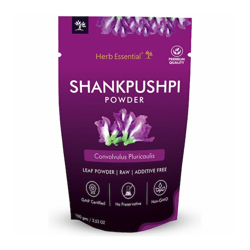 Порошок Шанкхапушпи (100 г), Shankpushpi Powder, произв. Herb Essential #1