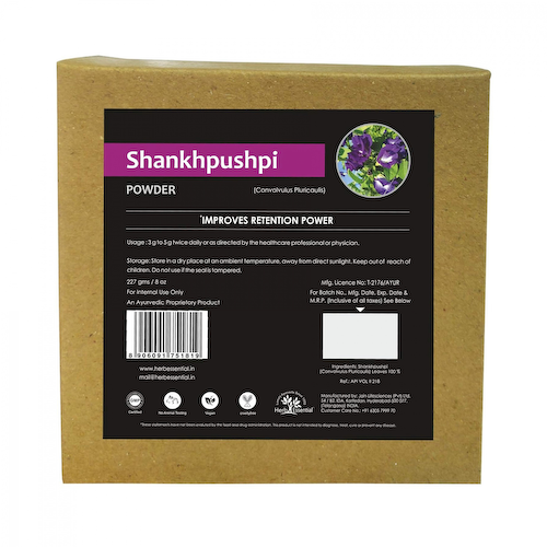 Порошок Шанкхапушпи (227 г), Shankhpushpi Powder, произв. Herb Essential #1