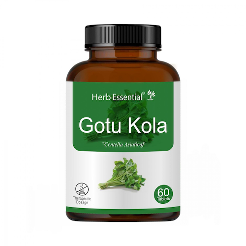 Готу Кола (60 таб, 500 мг), Gotu Kola, произв. Herb Essential #1