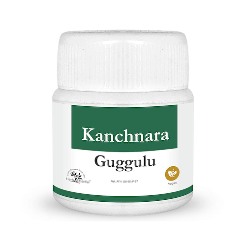 Канчнар Гуггул (60 таб, 250 мг), Kanchanara Guggulu, произв. Herb Essential #1