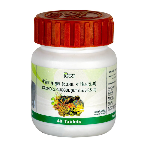 Кайшор Гуггул (40 таб, 500 мг), Kaishore Guggul, произв. Patanjali #1