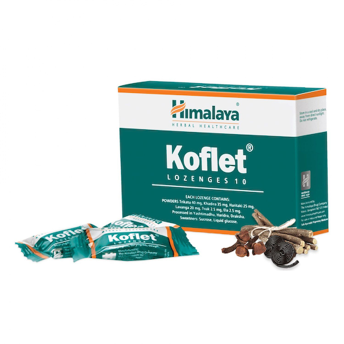 Леденцы Кофлет (10 шт), Koflet Lozenges, произв. Himalaya #1