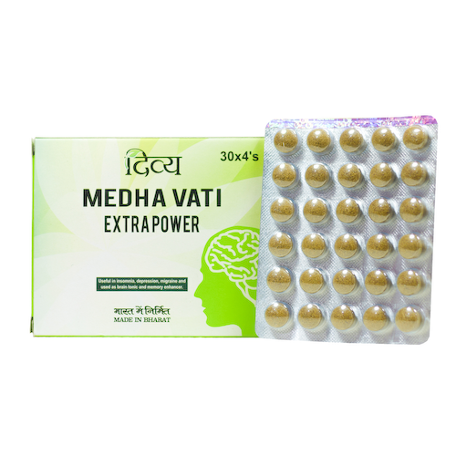 Медха Вати (120 таб, 500 мг), Medha Vati Extra Power, произв. Patanjali #1