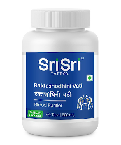 Ракташодхини Вати: для очищения крови (60 таб, 500 мг),  Raktashodhini Vati, произв. Sri Sri Tattva #1