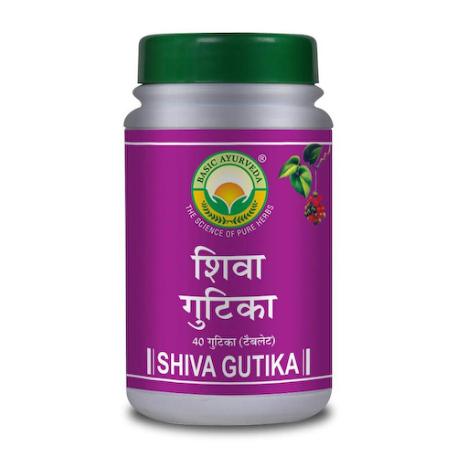Шива Гутика (40 таб), Shiva Gutika, произв. Basic Ayurveda #1