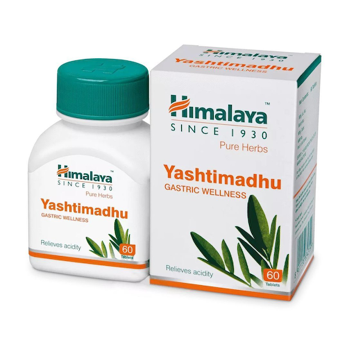 Яштимадху (60 таб, 250 мг), Yashtimadhu, произв. Himalaya #1