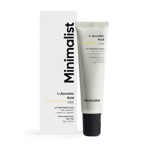 Бальзам для ухода за губами с L-аскорбиновой кислотой 08% (12 г), L-Ascorbic Acid 08% Lip Treatment Balm, произв. Minimalist #1