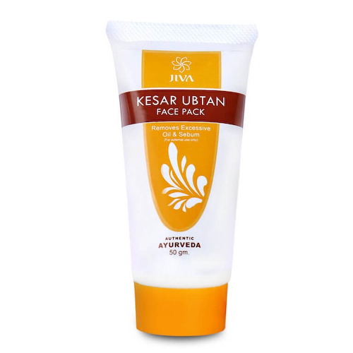 Очищающая маска для лица (50 г), Kesar Ubtan Face Pack, произв. Jiva #1