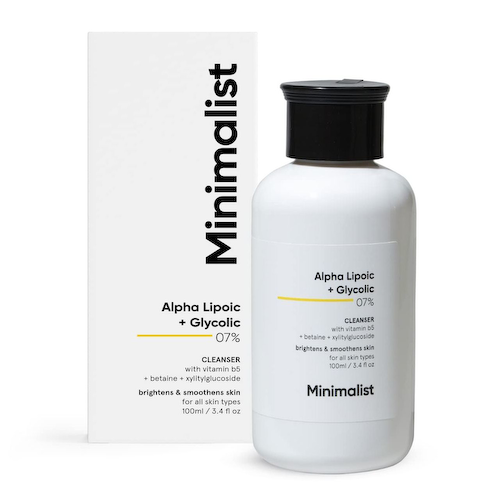 Очищающее средство с Альфа-липоевой и гликолевой кислотами (100 мл), Alpha Lipoic + Glycolic 07% Cleanser, произв. Minimalist #1
