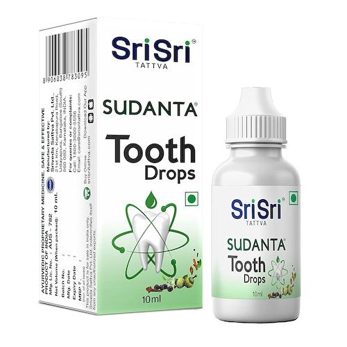 Зубные капли Суданта (10 мл), Sudanta Tooth Drops, произв. Sri Sri Tattva #1