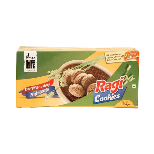 Печенье из проса (100 г), Ragi Cookies, произв. Isha Life #1