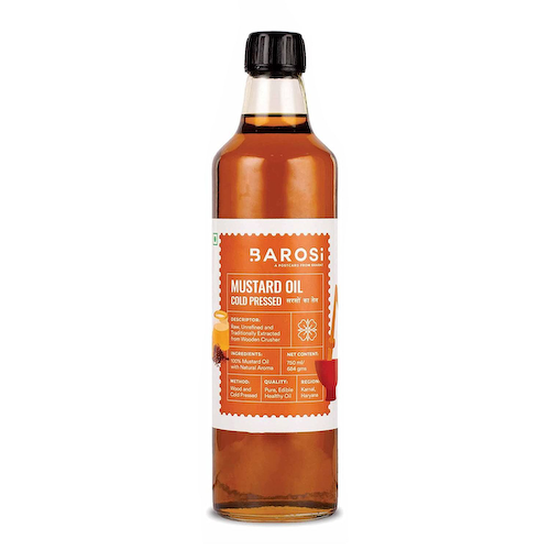 Горчичное масло холодного отжима (750 мл), Cold Pressed Mustard Oil, произв. Barosi #1