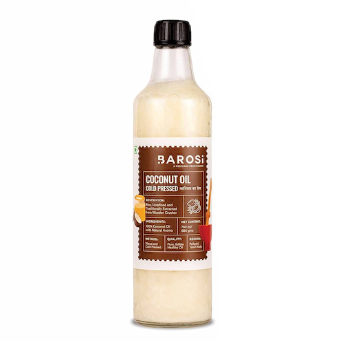Кокосовое масло холодного отжима (750 мл), Cold Pressed Coconut Oil, произв. Barosi #1