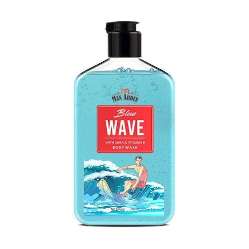Гель для душа Голубая волна с маслом Ши и Витамином Е (250 мл), Blue Wave Body Wash with Shea &amp; Vitamin E, произв. Man Arden #1