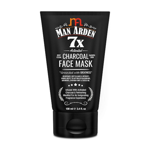 Маска для лица с Активированным углем (100 мл), 7X Activated Charcoal Face Mask, произв. Man Arden #1
