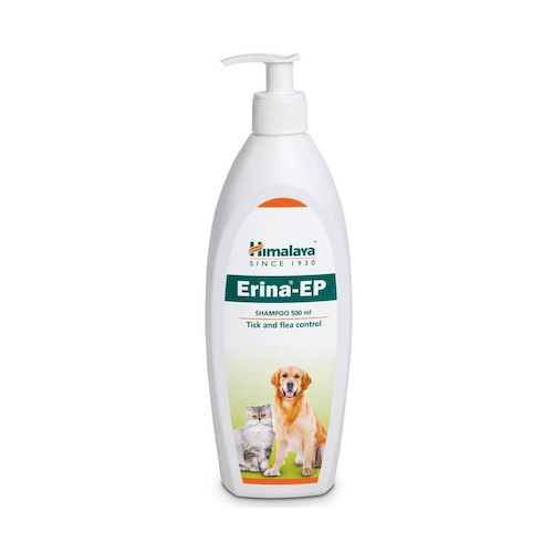 Ерина-ЕП: шампунь для кошек и собак от блох, клещей и вшей (500 мл), Erina-EP Shampoo, произв. Himalaya #1