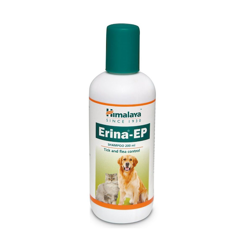 Ерина-ЕП: шампунь для кошек и собак от блох, клещей и вшей (200 мл), Erina-EP Shampoo, произв. Himalaya #1